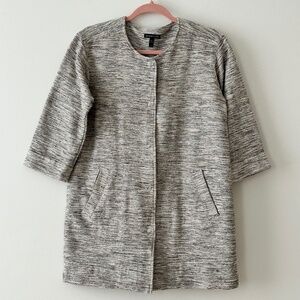 Eileen Fisher Ecru Cotton Twist Jacket